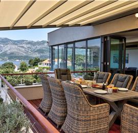 2 x 3 Bedroom Villas with Sea Views and Pools on Korcula Island, Sleeps 6 